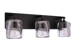 Andie Andie 3 Light Vanity in Flat Black