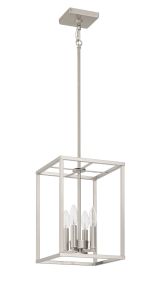 Signature Foyer Signature Foyer 4 Light 14" H Foyer in Brushed Polished Nickel