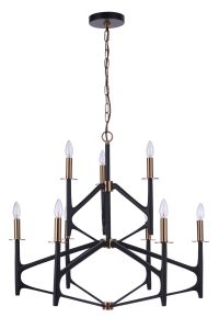 The Reserve The Reserve 2-Tier 9 Light Chandelier