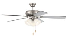 DCF52BNK5C3W Ceiling Fan (Blades Included) Brushed Polished Nickel