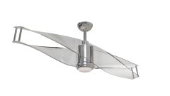ILU56PLN2 Ceiling Fan (Blades Included) Polished Nickel