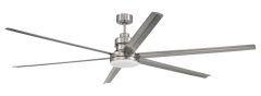 MND80BNK6 Ceiling Fan (Blades Included) Brushed Polished Nickel
