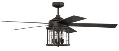 Nicolas 56" Ceiling Fan with with Blades and Integrated Light Kit