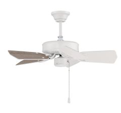 PI30W5 Ceiling Fan (Blades Included) White