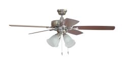 Twist N Click 4 Light 52" Ceiling Fan with Blades and Light Kit