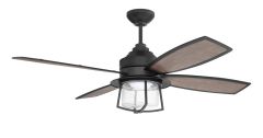 WAT52FB4 Ceiling Fan (Blades Included) Flat Black