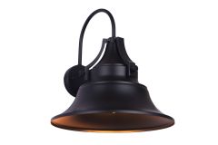 Union Union 1 Light Large Wall Mount in Midnight with Metal Shade