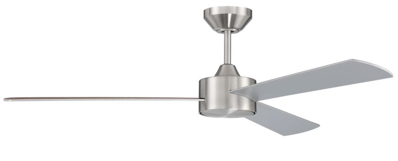 Provision Ceiling Fan (Blades Included) in Brushed Polished Nickel -  PRV52BNK3