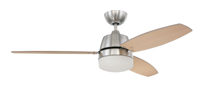 BEL52BNK3-LED Ceiling Fan (Blades Included) Brushed Polished Nickel