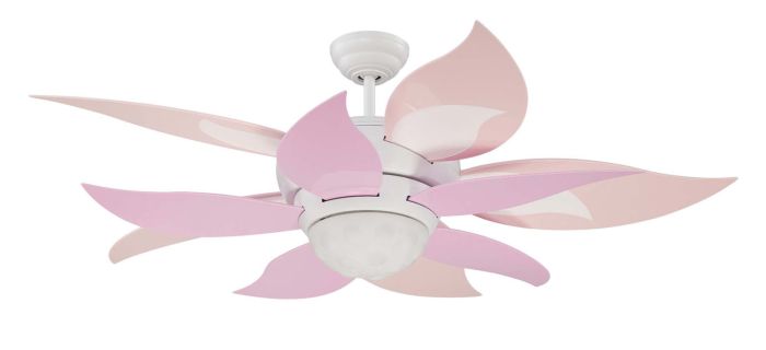 BL52W10-PNK Ceiling Fan (Blades Included) White