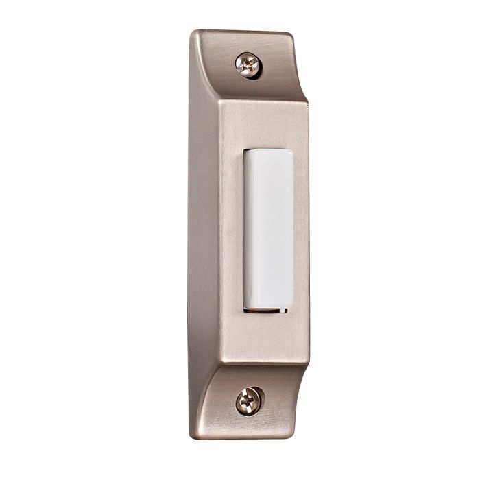 Builder Surface Mount Buttons Die-Cast Builder's Series Surface Mount Lighted Push Button in Antique Bronze