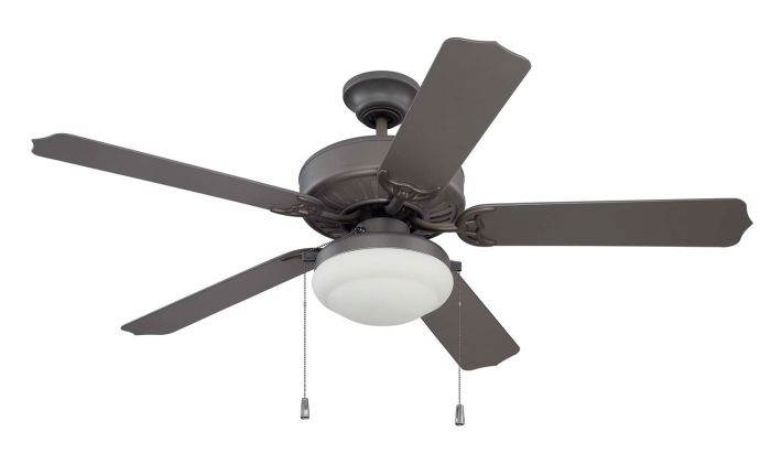 Enduro Plastic with Light Kit 52" Ceiling Fan with Blades and Light Kit