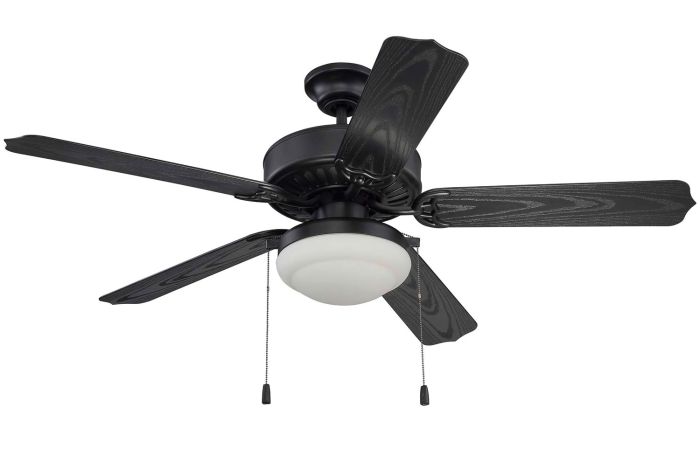 Enduro Plastic with Light Kit 52" Ceiling Fan with Blades and Light Kit