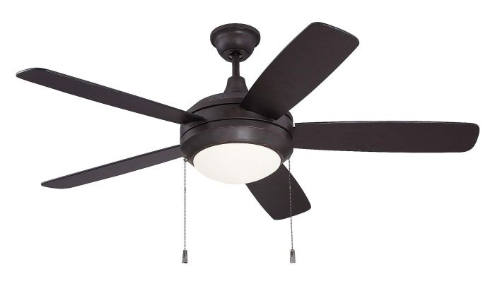 Helios 52" Ceiling Fan with Blades and Light Kit