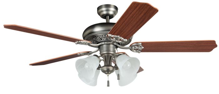 Manor 52" Ceiling Fan with Blades and Light Kit