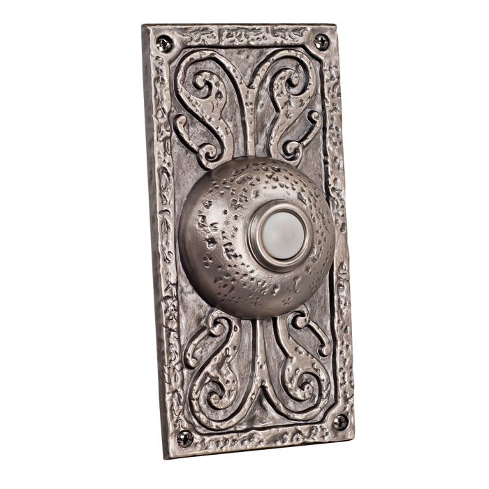 Designer Surface Mount Buttons Surface Mount Designer Lighted Push Button in Antique Pewter