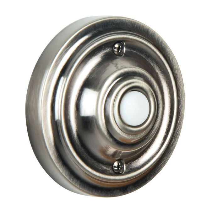 Designer Surface Mount Buttons Surface Mount Lighted Push Button in Antique Pewter