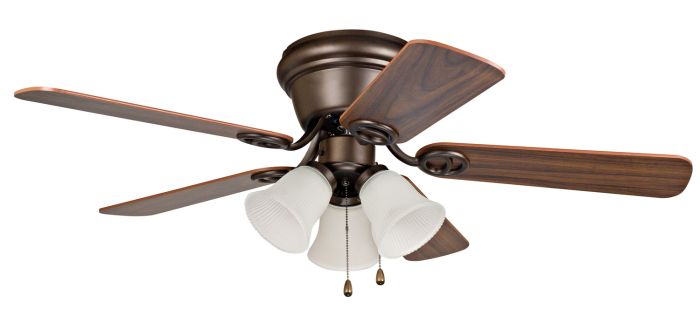 Wyman 3 Light 42" Ceiling Fan with Blades and Light Kit