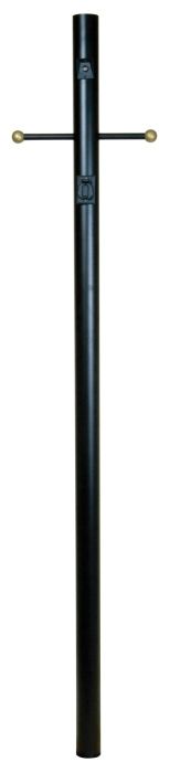 Smooth Direct Burial 84" Smooth Direct Burial with Photocell and Convenience Outlet Post