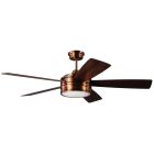 Braxton 52" Ceiling Fan with Blades and Light Kit