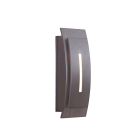 Touch-Buttons Contemporary Curved Lighted Touch Button in Aged Iron