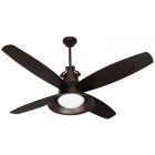 UN52OBG4-LED Ceiling Fan (Blades Included) Oiled Bronze Gilded