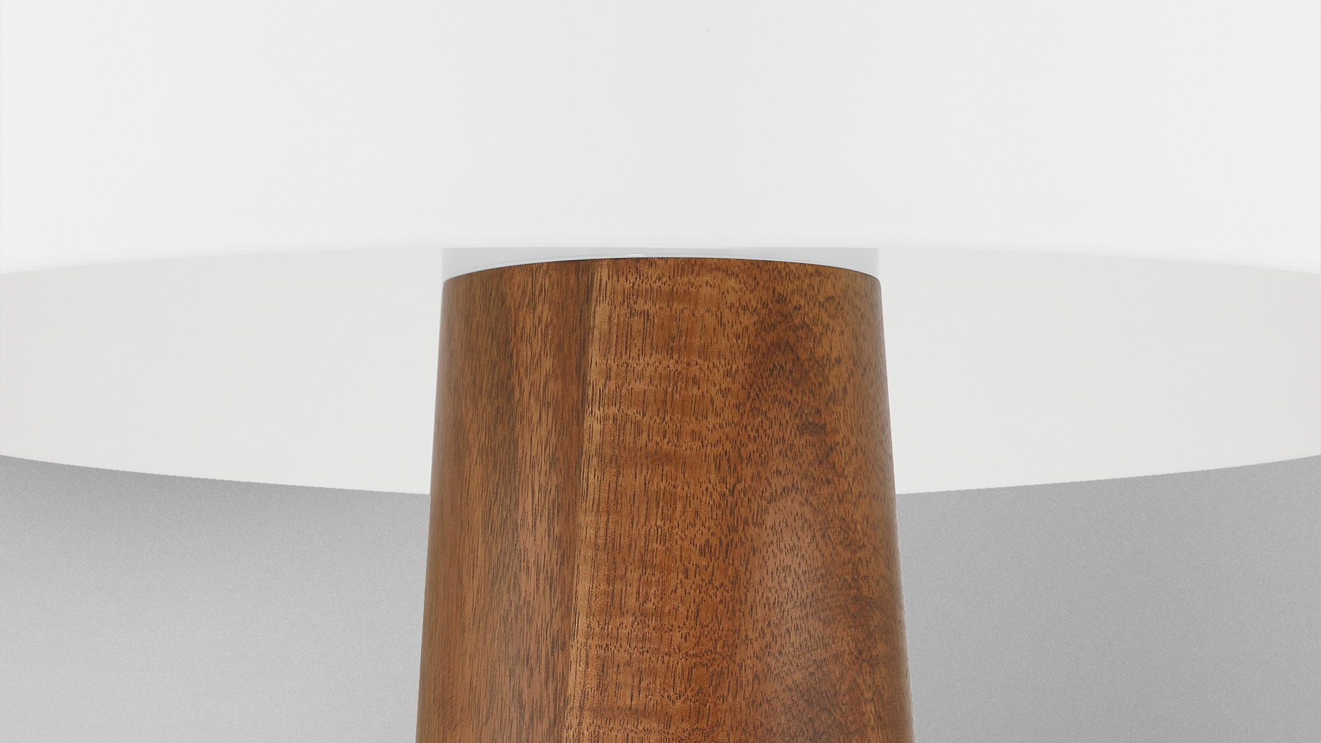 LED Table Lamp in Walnut