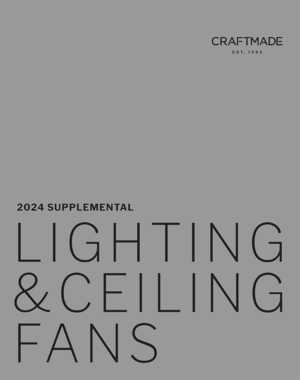 2024 Craftmade Fan & Lighting Supplement Cover
